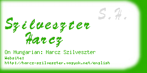 szilveszter harcz business card